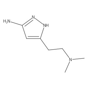 3-(2-(dimethylamino)ethyl)-1H-pyrazol-5-amine Structure