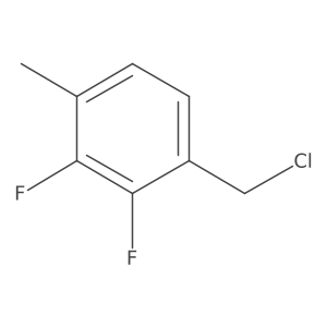 Benzene, 1-(chloromethyl)-2,3-difluoro-4-methyl- Structure