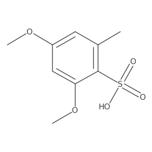 2,4-Dimethoxy-6-methylbenzenesulfonic acid Structure