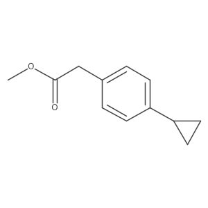 Methyl(4-cyclopropylphenyl)acetate结构式