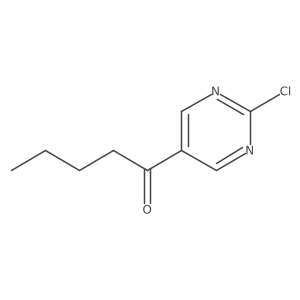 1-Pentanone, 1-(2-chloro-5-pyrimidinyl)-结构式