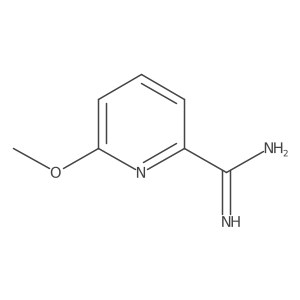 2-Pyridinecarboximidamide, 6-methoxy-结构式