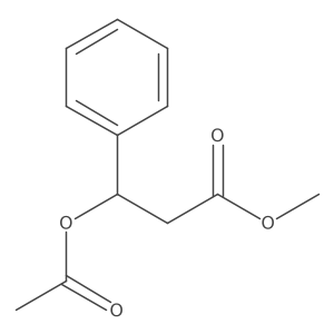 (S)-Methyl 3-acetoxy-3-phenylpropanoate Structure