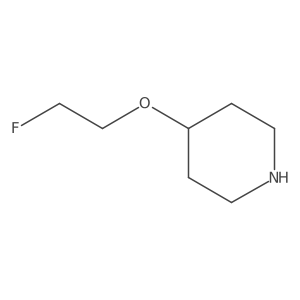 4-(2-Fluoroethoxy)piperidine Structure