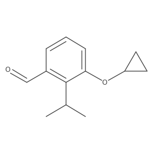 3-Cyclopropoxy-2-isopropylbenzaldehyde结构式