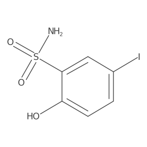 2-Hydroxy-5-iodobenzenesulfonamide结构式