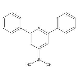 (2,6-Diphenylpyridin-4-yl)boronic acid Structure