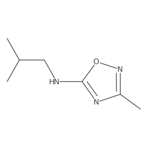 3-methyl-N-(2-methylpropyl)-1,2,4-oxadiazol-5-amine Structure