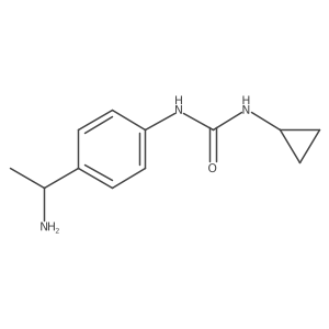 1-[4-(1-Aminoethyl)phenyl]-3-cyclopropylurea Structure