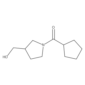 Cyclopentyl(3-(hydroxymethyl)pyrrolidin-1-yl)methanone Structure