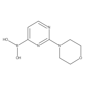 2-Morpholinopyrimidine-4-boronic acid结构式
