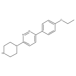 3-(4-Ethoxyphenyl)-6-(piperazin-1-yl)pyridazine Structure