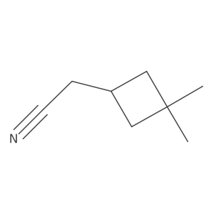 2-(3,3-Dimethylcyclobutyl)acetonitrile Structure