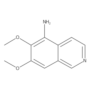 6,7-Dimethoxyisoquinolin-5-amine结构式