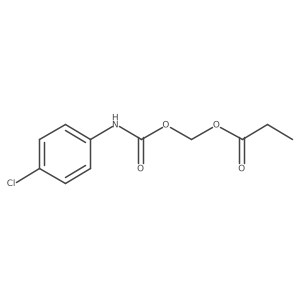 Propanoyloxymethyl 4-Chlorophenylcarbamate Structure