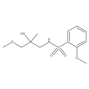 N-(2-hydroxy-3-methoxy-2-methylpropyl)-2-methoxybenzenesulfonamide Structure