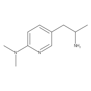 5-[(2R)-2-aminopropyl]-N,N-dimethylpyridin-2-amine Structure