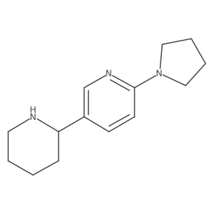5-(Piperidin-2-yl)-2-(pyrrolidin-1-yl)pyridine Structure