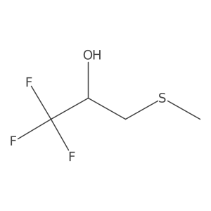 1,1,1-Trifluoro-3-methylsulfanylpropan-2-ol Structure