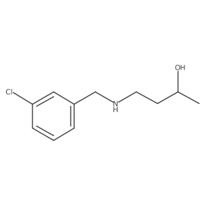 4-{[(3-Chlorophenyl)methyl]amino}butan-2-ol结构式