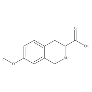 (R)-7-Methoxy-1,2,3,4-tetrahydroisoquinoline-3-carboxylic acid Structure