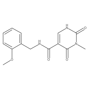 N-(2-methoxybenzyl)-3-methyl-2,4-dioxo-1,2,3,4-tetrahydropyrimidine-5-carboxamide Structure