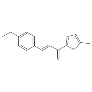 (2E)-3-(4-Ethylphenyl)-1-(5-methylfuran-2-yl)prop-2-en-1-one Structure