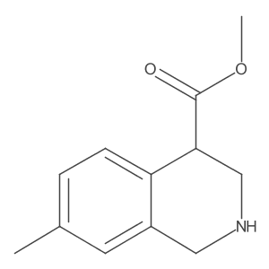 Methyl 7-methyl-1,2,3,4-tetrahydroisoquinoline-4-carboxylate Structure