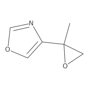 4-(2-Methyloxiran-2-yl)-1,3-oxazole结构式