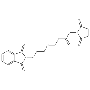 NHPI-PEG1-C2-NHS ester结构式
