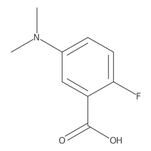 5-(Dimethylamino)-2-fluorobenzoic acid Structure