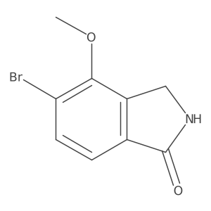 5-Bromo-4-methoxyisoindolin-1-one Structure