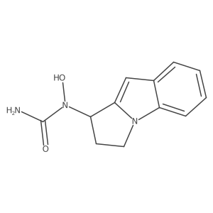 N-(2,3-Dihydro-1H-pyrrolo[1,2-a]indol-1-yl)-N-hydroxy urea Structure