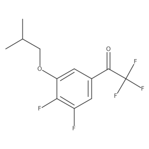 3'-iso-Butoxy-2,2,2,4',5'-pentafluoroacetophenone Structure