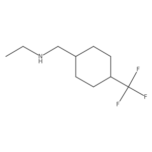 Ethyl({[4-(trifluoromethyl)cyclohexyl]methyl})amine结构式
