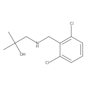1-{[(2,6-Dichlorophenyl)methyl]amino}-2-methylpropan-2-ol Structure