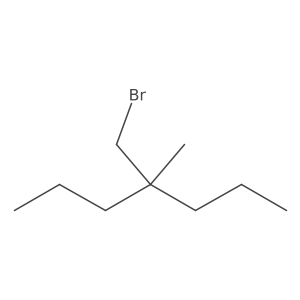 4-(Bromomethyl)-4-methylheptane结构式