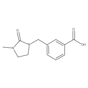 3-((3-Methyl-2-oxoimidazolidin-1-yl)methyl)benzoic acid Structure