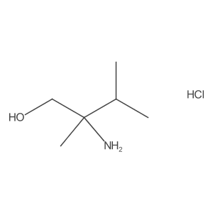 2-Amino-2,3-dimethylbutan-1-ol hydrochloride Structure