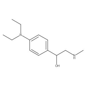 1-[4-(Diethylamino)phenyl]-2-(methylamino)ethan-1-ol Structure
