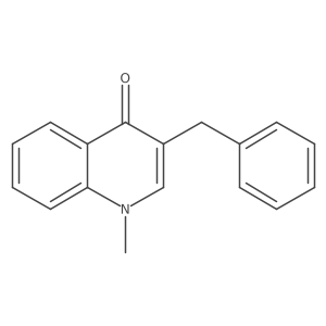 3-Benzyl-1-methylquinolin-4-one Structure