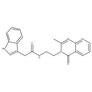 2-(1H-indol-3-yl)-N-[2-(2-methyl-4-oxopyrido[2,3-d]pyrimidin-3(4H)-yl)ethyl]acetamide Structure