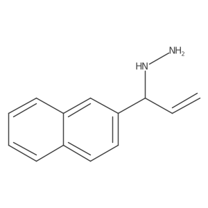 Hydrazine, [1-(2-naphthalenyl)-2-propen-1-yl]- Structure