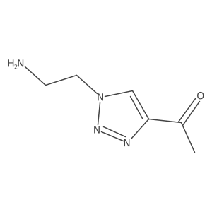 1-[1-(2-Aminoethyl)-1H-1,2,3-triazol-4-yl]ethan-1-one结构式