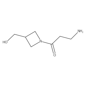 3-Amino-1-(3-(hydroxymethyl)azetidin-1-yl)propan-1-one Structure