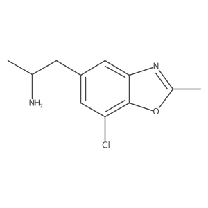 5-Benzoxazoleethanamine, 7-chloro-I+/-,2-dimethyl- Structure