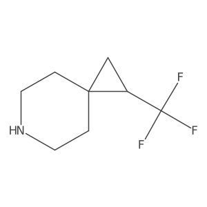 1-(Trifluoromethyl)-6-azaspiro[2.5]octane结构式