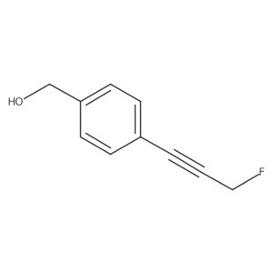 [4-(3-Fluoroprop-1-yn-1-yl)phenyl]methanol Structure