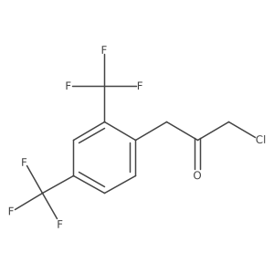 1-(2,4-Bis(trifluoromethyl)phenyl)-3-chloropropan-2-one结构式
