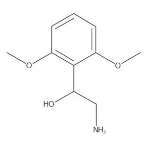 (1R)-2-amino-1-(2,6-dimethoxyphenyl)ethan-1-ol Structure